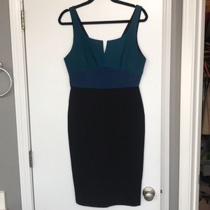 Color Blocked Body Con Dress